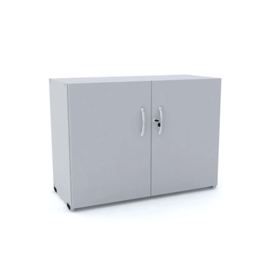 Armário Baixo com 02 Portas 75x80x42cm – cor CINZA -1409