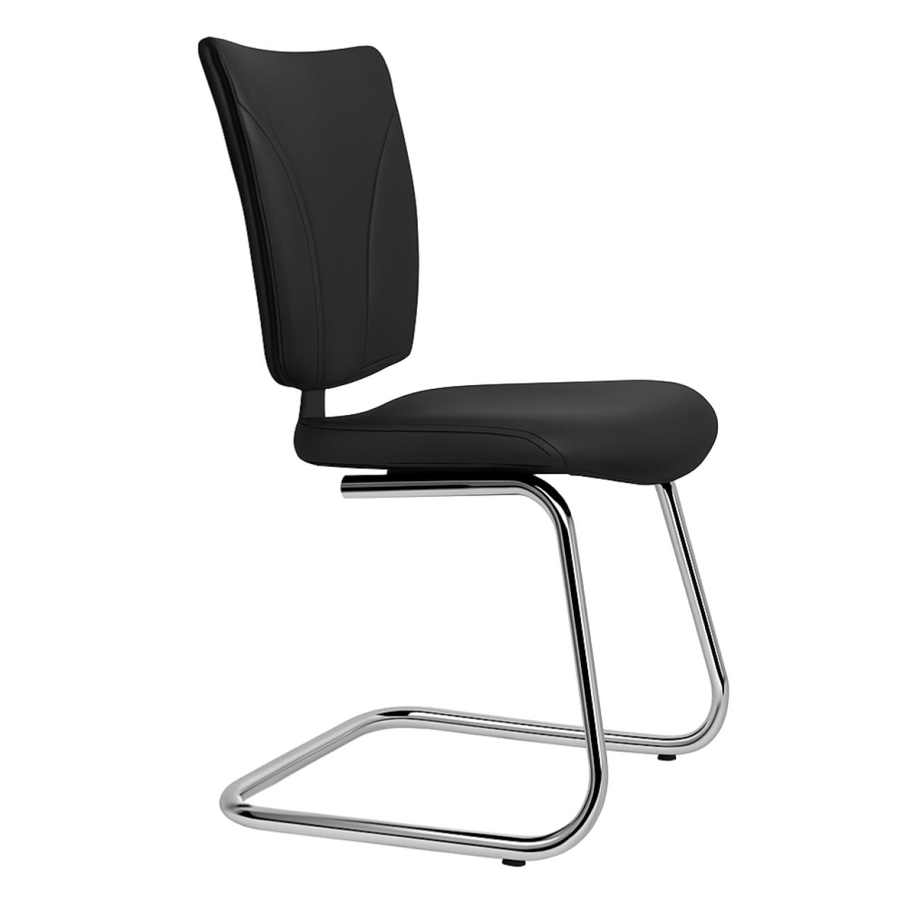 Cadeira Escritório B-ONE Base em ”S” Cromada – Móveis Supremo – 9916
