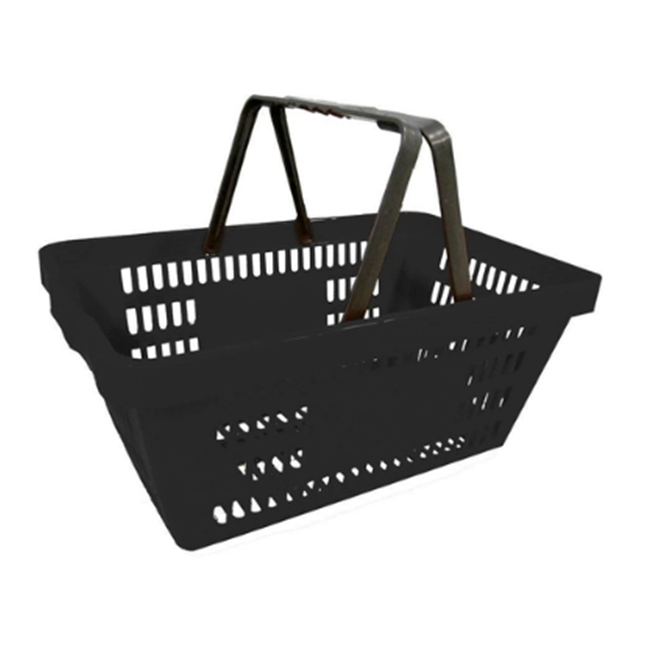 Cesto p/ Compras Plástico PRETO – 3402