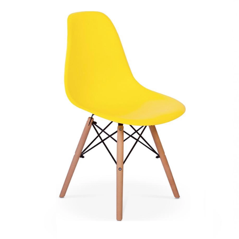 Cadeira Decor DKR cor amarelo – 7106