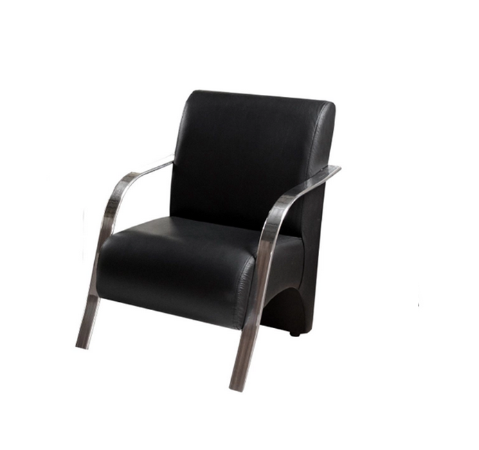 Sofanete para recepção JOSY– 01 Lugares – Cor Preto-5101