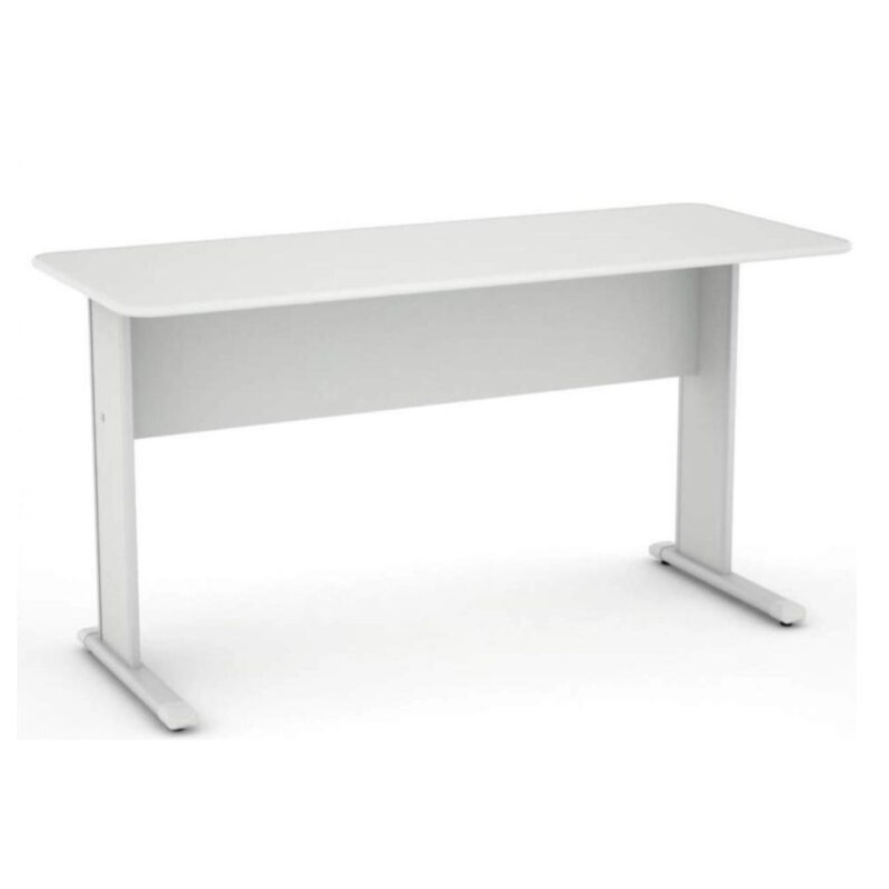 Mesa Escritório 1,50×0,60 – S/Gavetas – cor CINZA – 1404