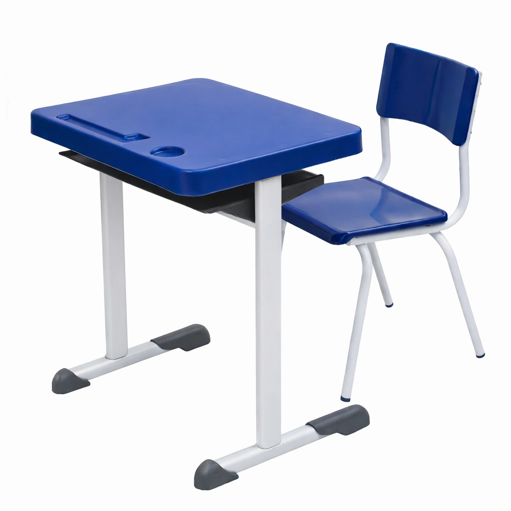 Conjunto Escolar Individual – Maternal 01 a 03 Anos – Cor Azul – Supremo – 4304