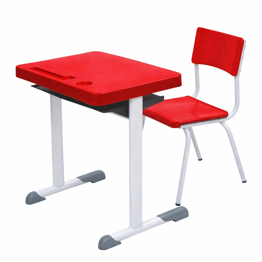 Conjunto Escolar Individual – Maternal 01 a 03 Anos – Cor Vermelho – Supremo – 4303