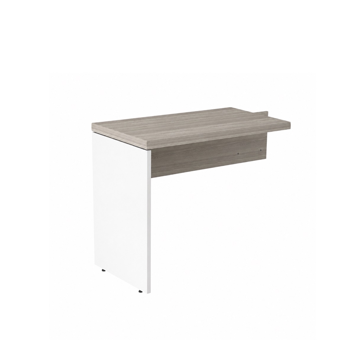 Mesa AUXILIAR SIMPLES 90cm – Cor Fresno/branco – 1004