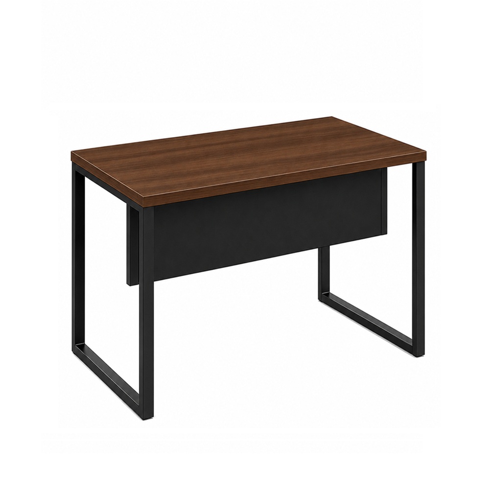 Mesa de escritório maranello m40 pé retangular 1,20X0,60m London/Preto – 1104