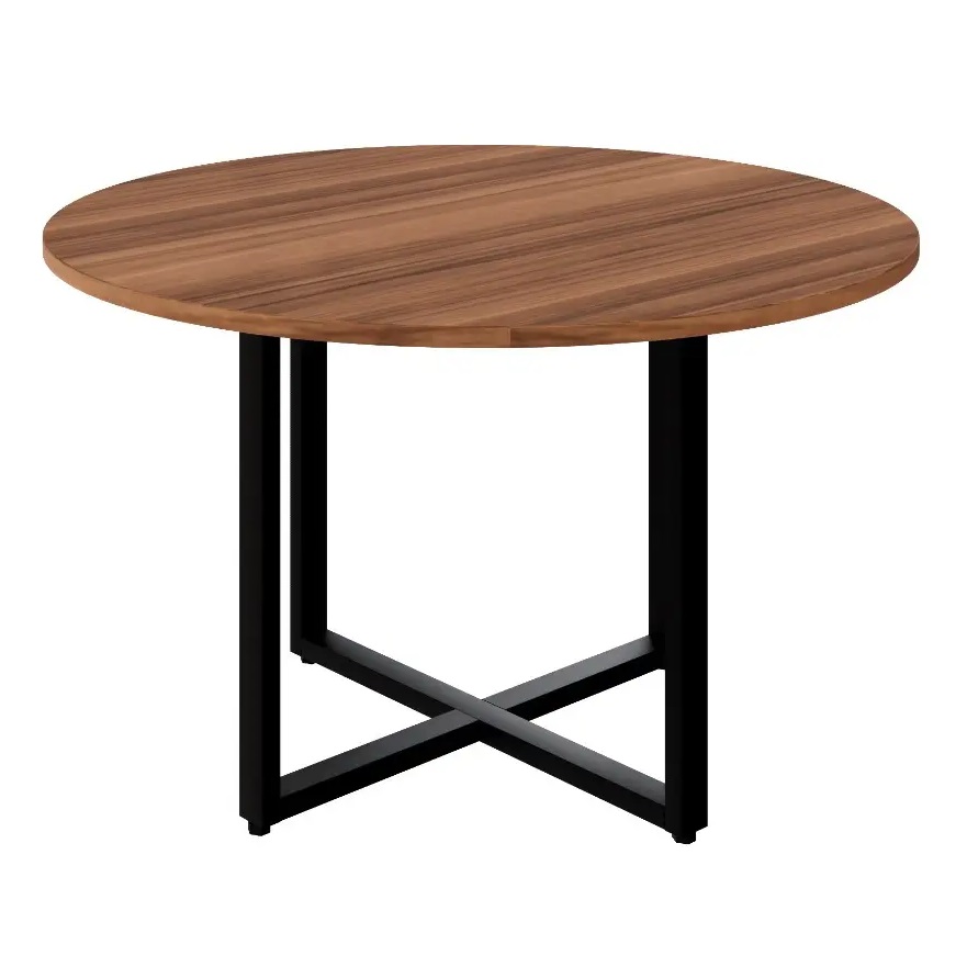 Mesa Redonda para Reunião 120cm Sevilha com Pés de Metal – sevilha – Supremo -1927