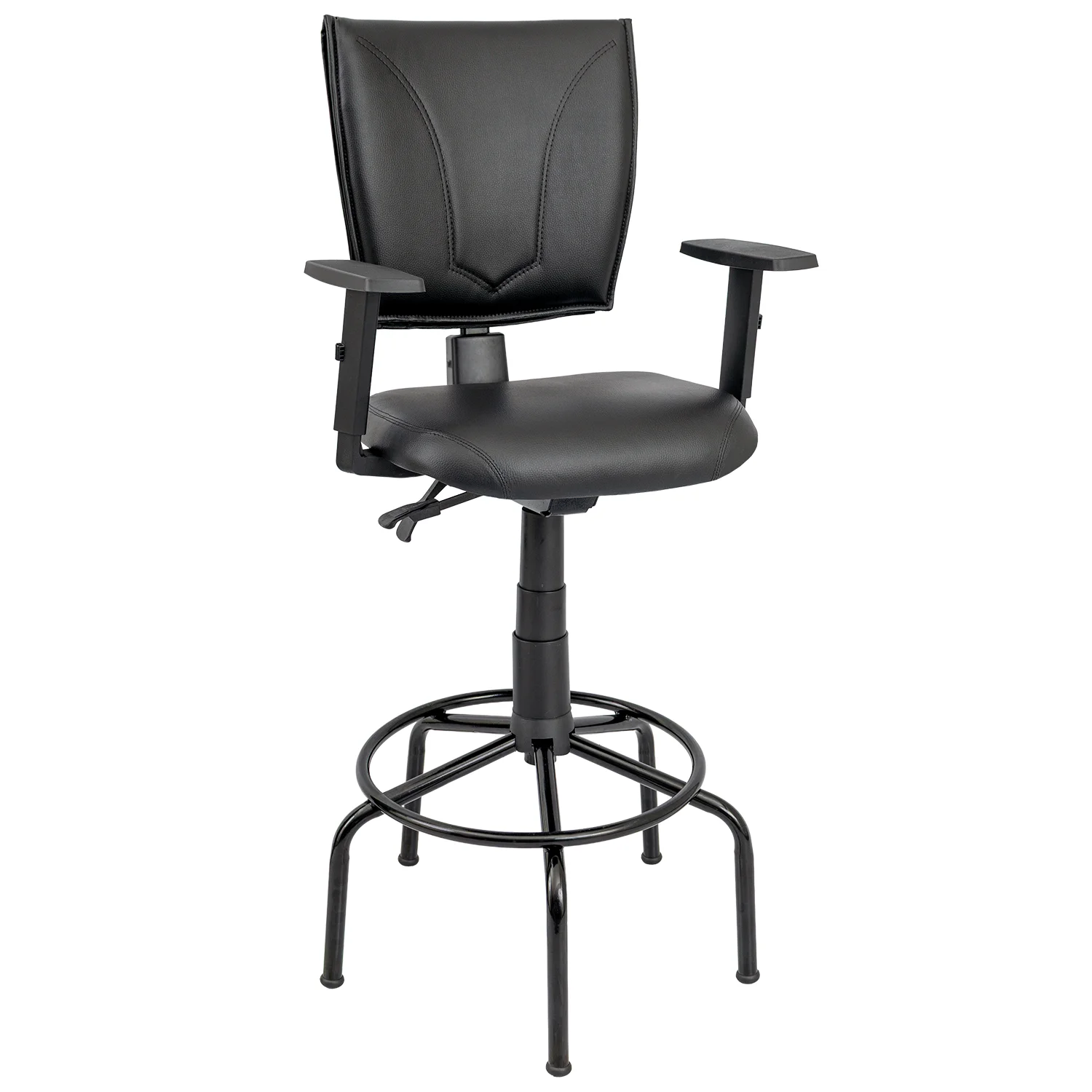 Cadeira Caixa B-one costurada back system base aranha com braços regulaveis - 2518