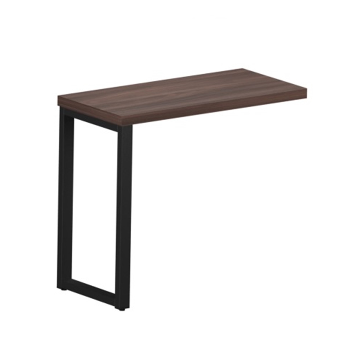 Mesa auxiliar simples pé quadro 0,90m London/Preto - 1133