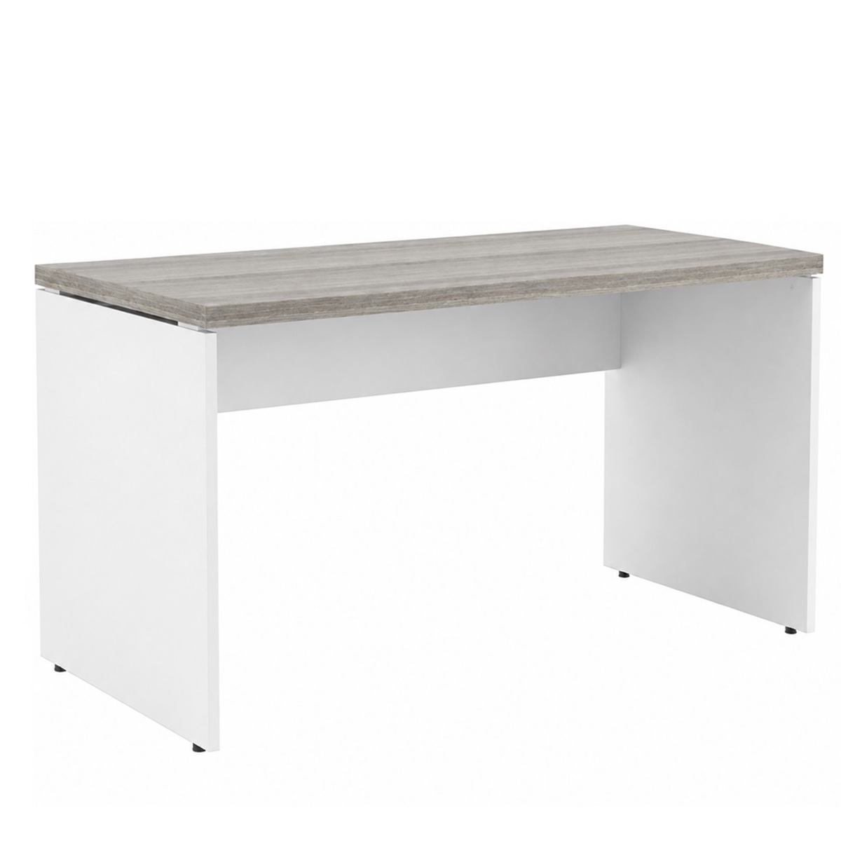 Mesa de Escritório Reta 1,70 X 0,70 - Cor Fresno/branco - 1019